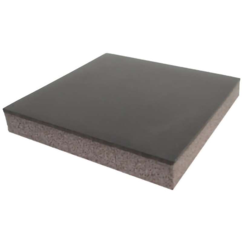 Floor Mat, 3-Layer, Vinyl, Anti-Fatigue, Conductive, Smooth Surface, 2' x 3', Blk